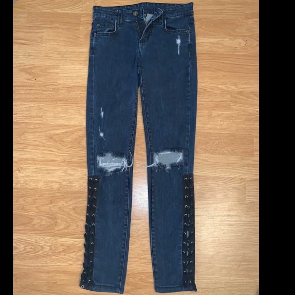 CARMAR / LF lace up jeans